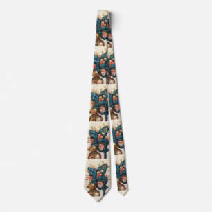 ANTIQUE KNIGHT HELMET MED RED BLUE FEATHERS SLIPS