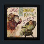 Antique Kris Kringle Sanga Claus Minnesask<br><div class="desc">Ett vackert biet av segeroriska teckningar som visar ett antikt jultomten,  denna illustration bygger på ett barns bok från slutet av 1800-talet.</div>