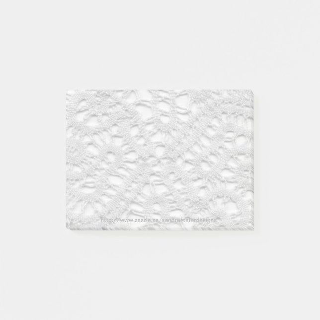 Antique Lacy Doily Post-it Block (Framsida)