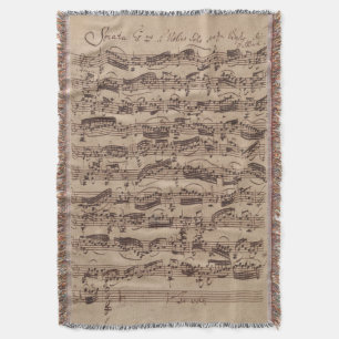 Antique Lakan Music Bach Manuscript Filt