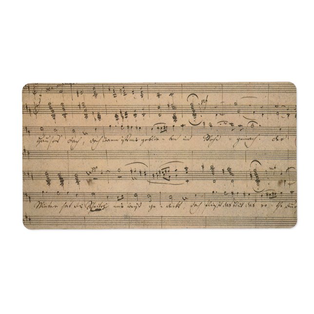 Antique Lakan Music från 1822, Sång of the Old Man Fraktsedel (Framsidan)