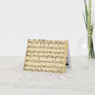 Antique Lakan Music Kort