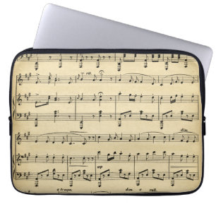 Antique Lakan Music Laptop sleeve
