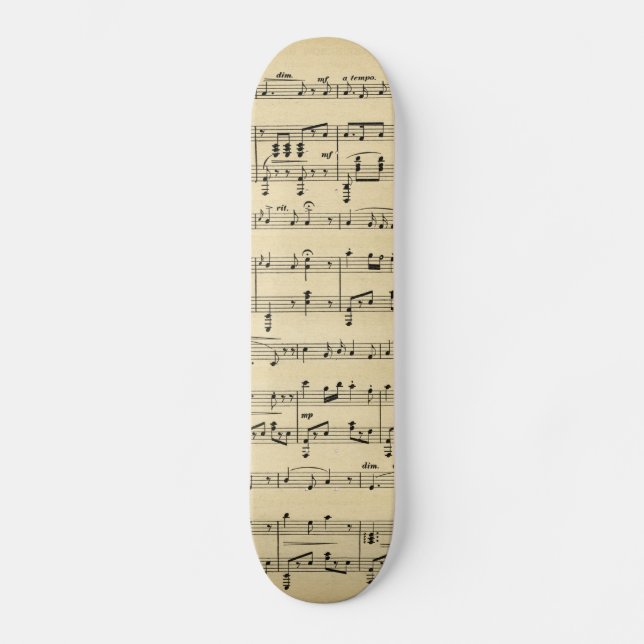 Antique Lakan Music Old School Skateboard Bräda 18 Cm (Framsida)