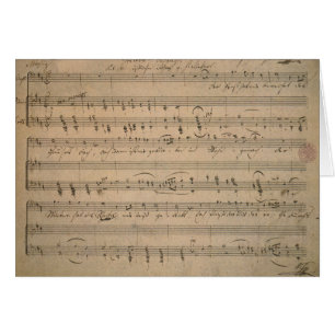 Antique Lakan Music, Sång of the Old Man, 1822 Hälsningskort