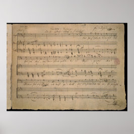 Antique Lakan Music, Sång of the Old Man, 1822 Poster