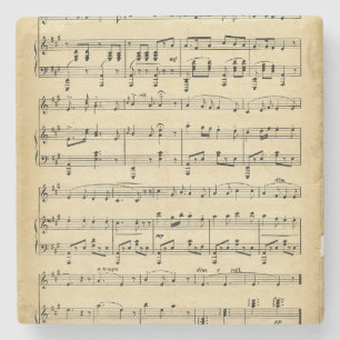 Antique Lakan Music Stenunderlägg