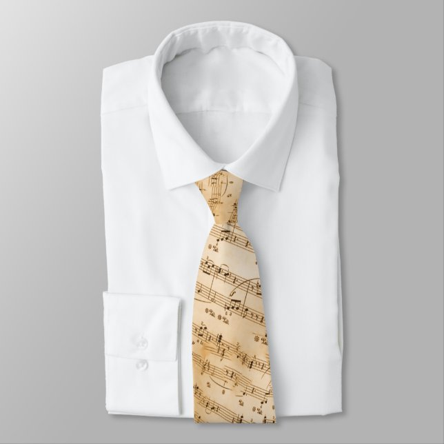 Antique Lakan Music Tie Slips (Bunden)