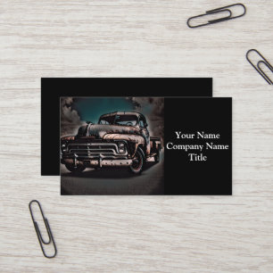 Antique Lastbil - A Timless Classic Visitkort