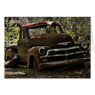 Antique Lastbil Hälsningskort