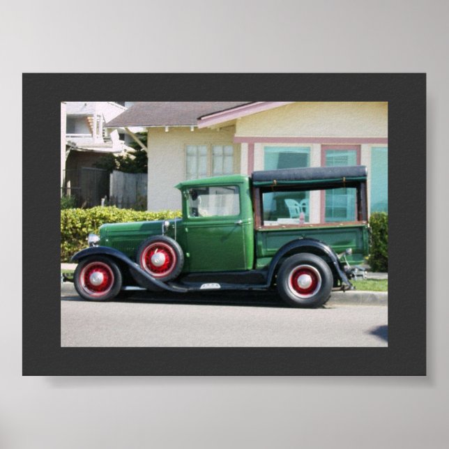 antique lastbil poster (Framsidan)