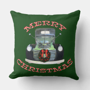 Antique Lastbil Reversible jul Pillow Kudde