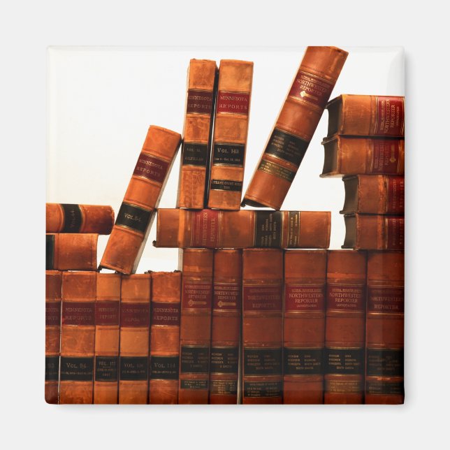 Antique Leather Bokar Magnet (Framsidan)