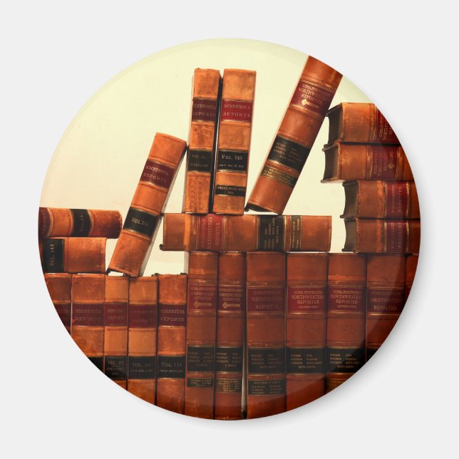 Antique Leather Bokar Magnet (Framsidan)