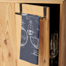 Antique Leksak 1908 Roly Poly Patent Teckning Kökshandduk