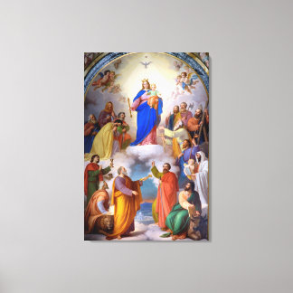 Antique-målaring Stretched Kanvastryck 41