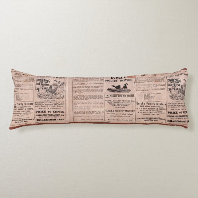 Antique Mata Canister Kroppskudde (Framsidan)