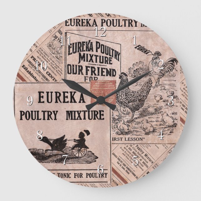 Antique Mata Canister Stor Klocka (Framsida)