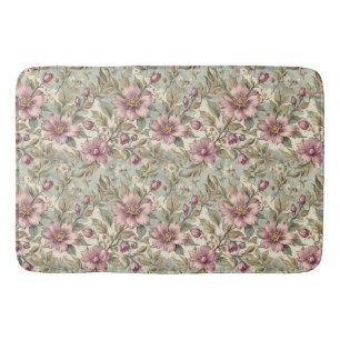 Antique Mauve Ro på Mint Badrumsmatta
