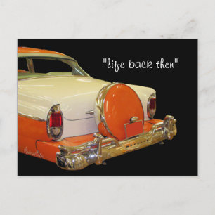 Antique Merc Car Postcard-anpassa den Vykort