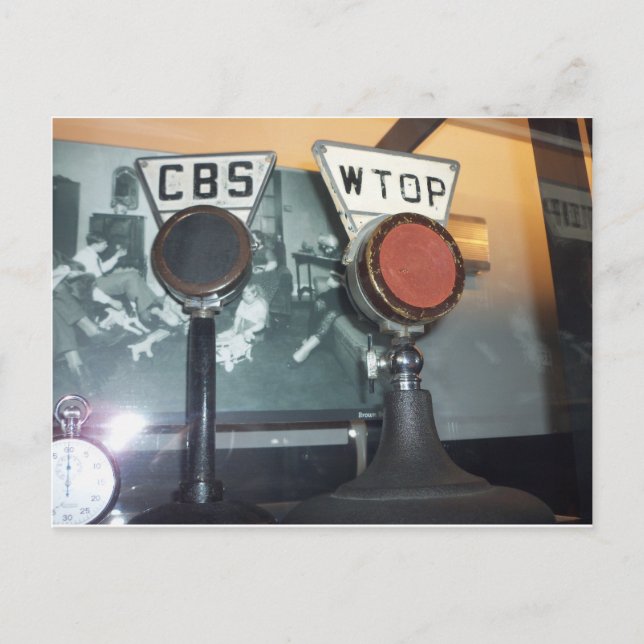 Antique Microphones Vykort (Framsida)