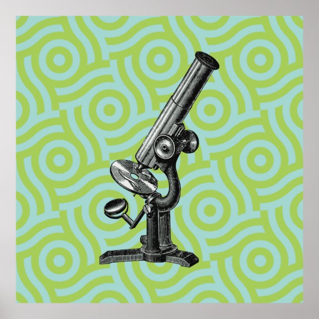 Antique Microscope-popup Poster (Framsidan)