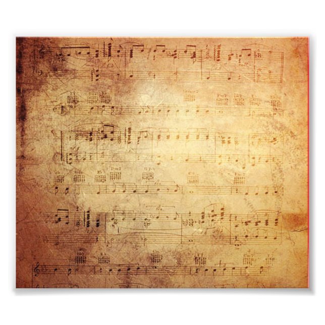 Antique Music Fototryck (Framsidan)