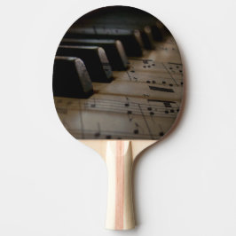 Antique Music Piano Nycklar Pingisracket