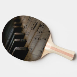 Antique Music Piano Nycklar Pingisracket
