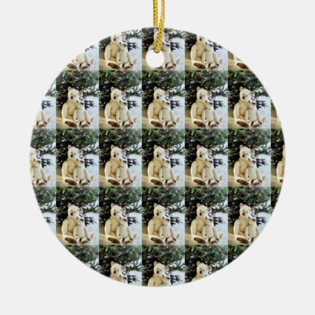 *ANTIQUE NALLES* CHRISTMAS ORNATION JULGRANSPRYDNAD KERAMIK (Framsidan)