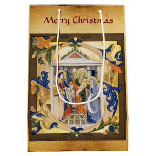 ANTIQUE NATIVITY PARCHMENT