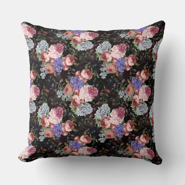 Antique Nostalgic Redouté Ro och Lilacs Kudde (Framsida)