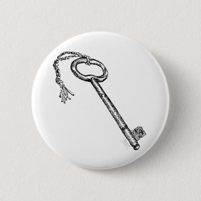 Antique Nyckel Knapp (Framsida)