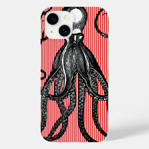 Antique Octopus på Red White Rand