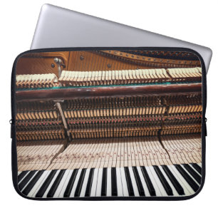 Antique Old Cont Piano Photo Laptop Fodral