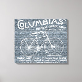 Antique Old Fashioned Bicycle Jeans Canvas
