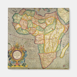 Antique Old World Gerardus Mercator Karta i Afrika Magnet