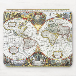 Antique Old World Map by Hendrik Hondius, 1630 Musmatta