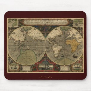 Antique Old World Map Musmatta