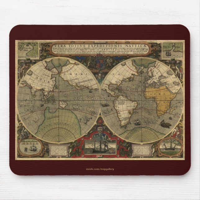Antique Old World Map Musmatta (Framsidan)