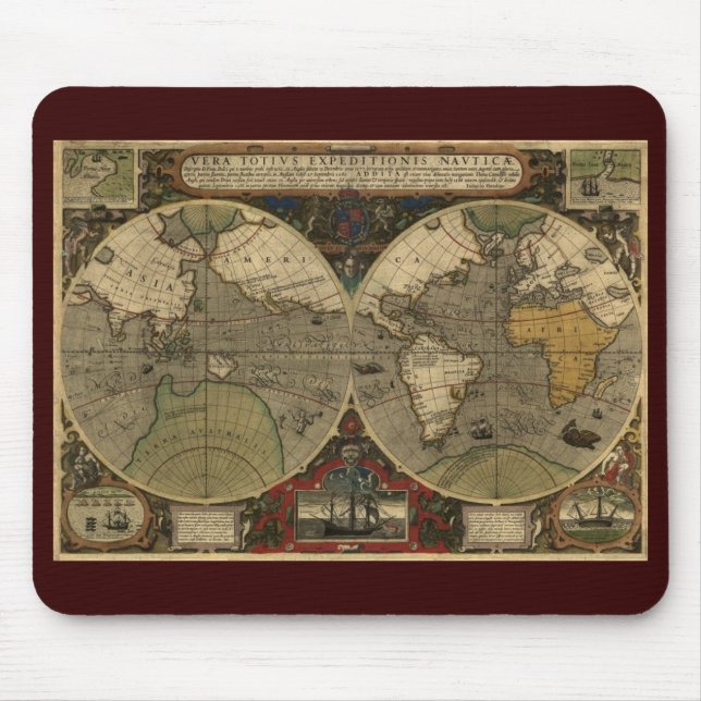 Antique Old World Map Musmatta (Framsidan)