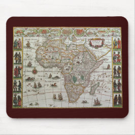 Antique Old World Map of Afrika by Blaeu, 1635 Musmatta
