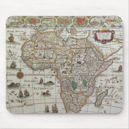 Antique Old World Map of Afrika by Blaeu, 1635 Musmatta
