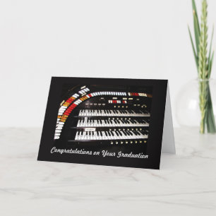 Antique Organ Grattiss på Studenten Kort