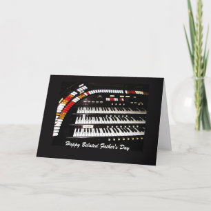 Antique Organ Lycklig Belet Fars dag Kort