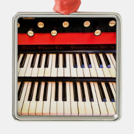 Antique Organ Nycklar Julgransprydnad Metall