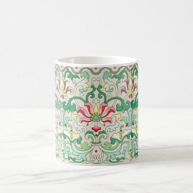 Antique oriental blommönster william morris kaffemugg (Center)
