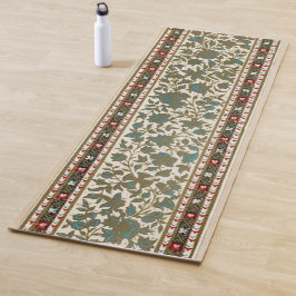 Antique Oriental Carpet Botanical Mönster Springer