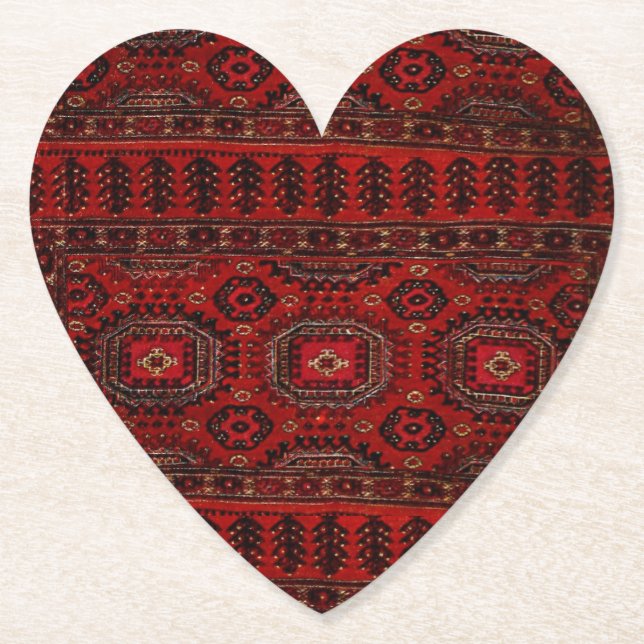 Antique Oriental matta design Underlägg Papper (Framsida)