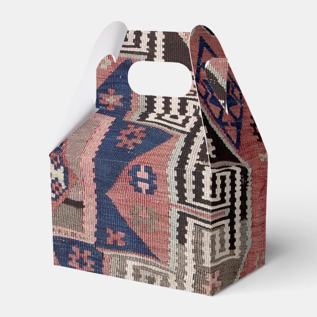 Antique Oriental Red Tursian Persian Carpet Presentaskar (Framsidan Sidan)